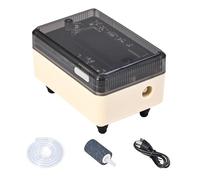 Fish Aerator, Sturdy Splash Protection, 8x5.5x4cm, Bait Pump Rechargeable Aerator, Glow In The Dark Bubbler, Reliable Oxygen Supply, For Camping Pond Outdoor Travel Maintenance