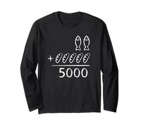 Fish and Bread Equation 5000 Christian Inspirational Design Long Sleeve T-Shirt