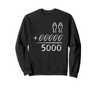 Fish And Bread Equation 5000 Christian Inspirational Design Sweatshirt