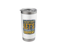 Fish and Chips? Let's Make It Happen! Stainless Steel Insulated Tumbler