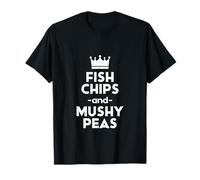Fish And Chips Tshirt Women Men Chippie Mushy Peas Food Gift T-Shirt