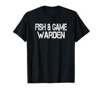 Fish and Game Warden Halloween Lazy Costume Value Graphic T-Shirt
