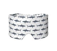 Fish and Shark Print Eye and Ear Muffs Blackout Sleeping Noise Blocking Ear for Adults Kids Men Women