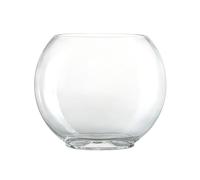 Fish Aquarium Creative Oval Glass Small Goldfish Fish Tank Home Desktop Decoration Transparent(Small)