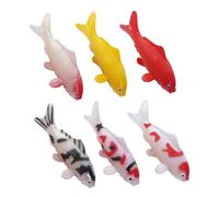 Fish Aquarium Models Mini Fish Pvc Ornament Firm Construction for Tank and Photography Decor
