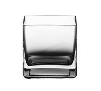 Fish Aquarium Small Square Glass Fish Tank Thick Transparent Desktop Turtle Mini Aquarium(15x15cm)