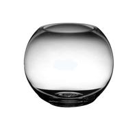 Fish Aquarium Thickened Transparent Glass Fish Tank Round Desktop Aquarium(Large)