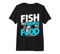 Fish are Friends Not Food Premium T-Shirt