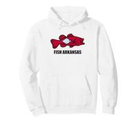 Fish Arkansas Flag Pullover Hoodie