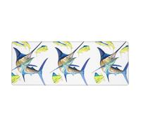 Fish art Mouse Pad 12x31.5in Extended Gaming Mat