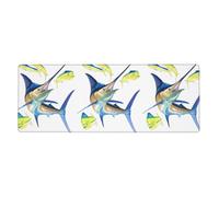 Fish art Mouse Pad 12x31.5in Extended Gaming Surface