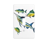(Fish art) Personalized Decorative Light Switch Cover Plate Single Toggle Switch Wall Plate, Home Office Apartment Decor Essentials Housewarming Gift