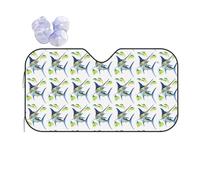 Fish Art Printing Thickened Car Sunshade Keep Car Interior Cool.Universal Windshield Sun Shade Fit For Cars.Suvs