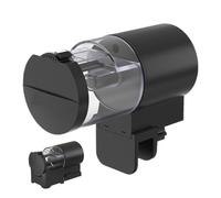 Fish Automatic Feeder - Timed Food Dispenser, 100ml Capacity Device | Feeder for Aquarium, Outdoor Pond, Betta Shrimp Turtle, Travel Fish Tank, Weekend Holiday Feeding