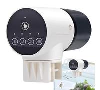 Fish Bait Dispenser Automatic, Aquarium Automatic Feeder - Auto Feeder Precision Feeding Food Dispenser Timer,Food Dispenser Large Capacity Food Tank Dispenser for Fish Vacation Feeder, Powder,