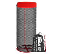 Fish Basket for Caught Fishes - Mesh Cage, Fishing Keeper | Lightweight Net with Buoy Ring for Holding Caught Fish, Compact Trap Bag for Angling Hobbyist, Boat Gear Lake Pond River Equipment
