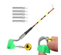 Fish Bite Alarm - Electric Device Locator Night Light | Fishing Bells - for Boat Pond Stream Kayak Pontoon Catfish Carp Saltwater