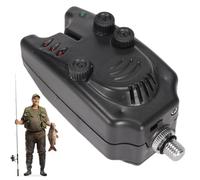 Fish Bite Alarm,Smart Portable Bite Alarm With LED - Waterproof Visual Sound Alert Fish Supplies For Carp Night Sea Boat Pier Ice Kayak Bank