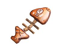 Fish Bone Cat Toy,Realistic Cat Teething Plush Toys | Interactive Simulated Fish Bone Toy, Fun Kitten Stuff Bone Toy For Cat Home Indoor