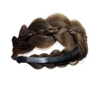 Fish Bone Headband Wide Twist Hair Hoop with Built-in Teeth Fashionable Planted Headwear Accessories, Lightweight Styling Hair Band Tool, Slide Headband for Long Hair