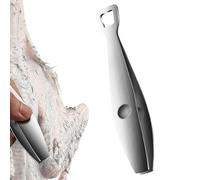 Fish Bone Pliers, Stainless Steel Cooking Tweezers, Heavy Duty and Rust Resistant, 5.2x0.79 inches, Professional Kitchen Tool for Salmon, Bass, Trout, and Catfish