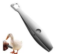 Fish Bone Tweezers - 304 Stainless Steel, Precise & Durable | Hair & Bone Removal, Pig Hair, ChickenHair, Fish Bones, Poultry, Kitchen, Household Grooming Tool, 13.2x2cm