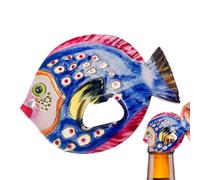 Fish Bottles Opener Decorative Car Magnets Refrigerator Magnetic Decal