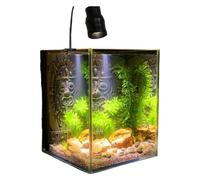 Fish Bowl, Fish Tank, Fish Bowl Glass Aquarium Desktop Living Room Office Desk Fighting Fish Tank