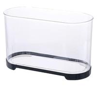 Fish Bowl, Fish Tank, Goldfish Bowl, Fish Bowl Desktop Fish Tank HD Transparent Small Acrylic Aquarium(Black,32cm*14.4cm*16cm)