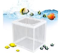 Fish Breeder Box - Fish Birth Tank, Isolation Box with Suction | Juvenile Fish Separation Net, Aquarium Incubator Box for Guppy Fish Clown Fish R