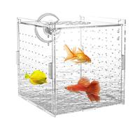 Fish Breeder Box for Aquarium - Clear Acrylic Aquarium Breeder Box | Divider Breeding Holder Hatchery Incubator Container for Nursery Angelfish Betta Fry Guppy Egg