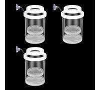 Fish Breeder Box For Raising Fry In Aquariums With Suction Cup Mounting/Floating Breeding Box 3Pcs Secure Fish Breeding Tool