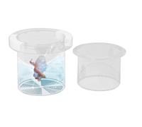 Fish Breeder Box | Mesh Breeding Tank Divider, Floating Hatchery Incubator Container | Aquarium Insulation Box for Guppy Shrimp Egg Fry Acclimation, Baby Fish Care, Angelfish Breeding Setup