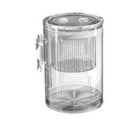 Fish Breeder Box - Transparent Aquatic Shelter, Compact Brothers Holder | Fixed Suction Cup Breeding Cup Baby Fish Container Safe for Shrimp Bet