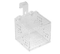 Fish Breeding Box, Acrylic Transparent Fish Tank Breeding Isolation Box, Hanging Suction Design Aquarium Hatchery Incubator Holder for Fish Breeding, Isolation of Big And Baby Fish(10CM*10CM*10CM)