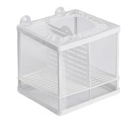 Fish Breeding Box, Small Fry Hatchery Isolation Box, Isolation Fish Fry Hatchery With 4 Suction Cups, Multi-Functional Tank Divider For Betta, Tropical Fish Guppy, 16x15.5x15.5cm