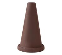 Fish Breeding Cones - Pottery Clay Discus Cave, Aquarium Hideaway Ornament | Safe Shelter Spawning Cichlids Plecos Angelfish Shrimp, Egg Laying Behavior Encouragement with Stable Base No Tip Design