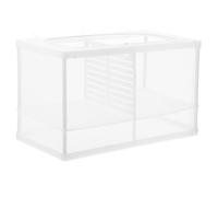 Fish Breeding Incubator Box for Fish and Juvenile | Fish Separation, Protects Small Fish, Improves Survival Rate, ABS Material, White, for Fish Tank Random Color