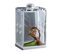 Fish Breeding Tanks & Spider Enclosure - Multipurpose Habitat for Spider Jumping, Aquatic Pets, Reptiles and Amphibians, Safe Ventilated Cage, Terrarium Accessories for the Fire Pit