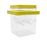 Fish Breeding Tray - Fish Incubator, Guppy Container | Small Shrimp Float, Hatching Separator with Suction Cups, Insulation Container for and Betta,