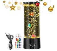 fish bubble lamp, fish bubble lamp, bubble lamp with fish, colorful bubble tube, remote control bubble light, led sensory light for aquarium, led bubble lamp