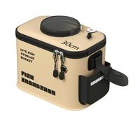 Fish Bucket - Eva Bait Bucket | Folding Bucket Fishing | Innovative Handling Design Fishing Bag | Multifunctional Fish Container | Outdoor Protection Bucket for Outdoor Traveling Hiking Fishing