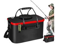 Fish Bucket | Live Bait Bucket | Live Fish Lures Bucket Leak Proof EVA Fish Protection Bucket Container for Outdoor