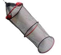 Fish Cage Basket - Foldable Fishing Trap, Quick Dry Floating Fish Holder | Portable Mesh Container to Keep Fresh Catch Alive During Adventures D