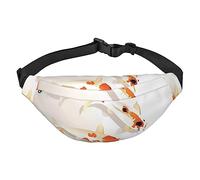 Fish Carps with Spots Fanny Pack for Women Men Waist Bag Adjustable Belt Casual Chest Bag Bum Bags for Travel Hiking Waist Packs