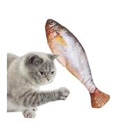 Fish Cat Toy,150mAh Cat Flopping Fish Toy - Automatic Realistic Interactive Hunting Play Enrichment with Washable Cover for Exercise Boredom Relief Indoor Outdoor Home