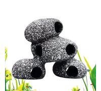 Fish Cave | Decorative Aesthetic Shelter Tunnel | Aquarium Cave - for Terrarium Freshwater Saltwater Shrimp Reptiles Snakes