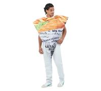 Fish & Chips Costume Adults Novelty Fun British Fancy Dress Outfit Food Comedy