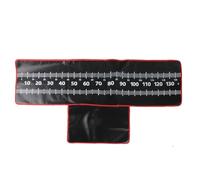 Fish Cleaning Mat - 140 x 35 cm Non-Slip and Rollable Portable Mat, Fish Measuring Mat - For Perch Outdoor Activities Camping Shore Lake River Bridge Boat