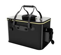 Fish Container - Slit Hole of Oxygen Pump, Waterproof Tank Folding Fishing Box, Camping Barrel Containers, Waterproof Vinyl Thickened Heavy Loads